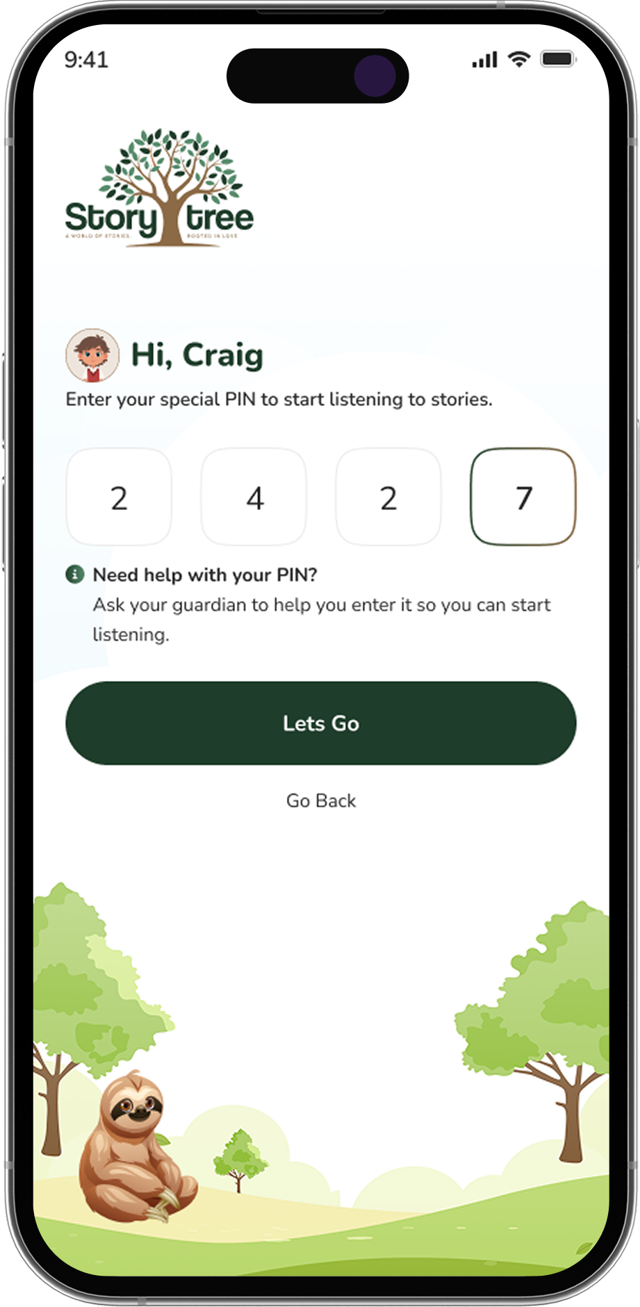 Child-Friendly UI Phone